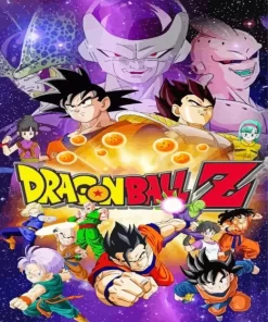 Dragon Ball Z Characters Poster Diamond Paintings