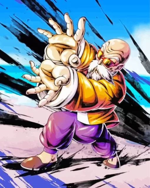 Dragon Ball Z Master Roshi Diamond Paintings