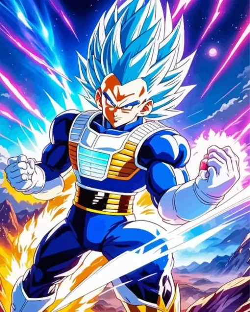 Dragon Ball Z Vegeta Diamond Paintings