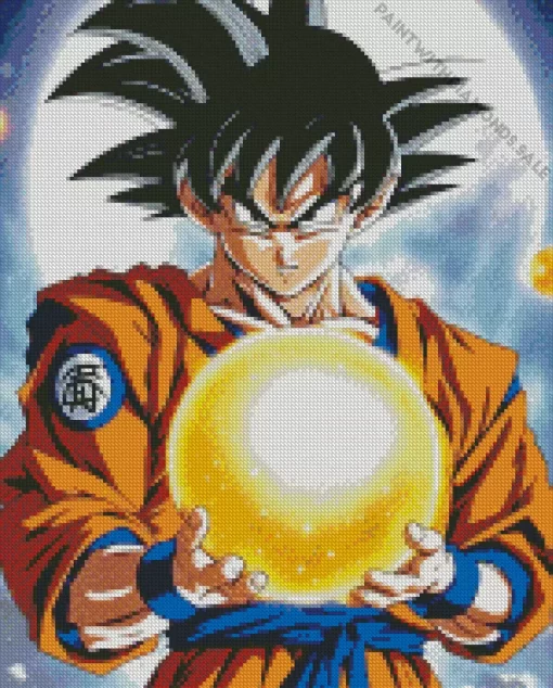 Dragon Ball Z son goku Diamond Dotz