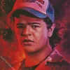 Dustin Henderson Stranger Things Diamond By Numbers