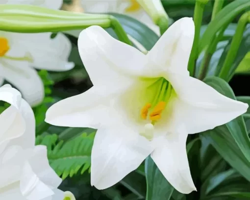 Easter Lilies Diamond Painting