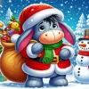 Eeyore Christmas Diamond Paintings