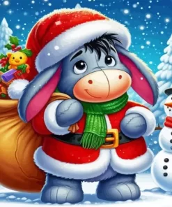 Eeyore Christmas Diamond Paintings