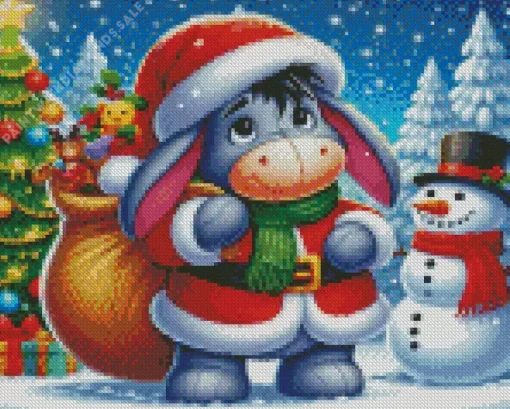 Eeyore Christmas Diamond Paintings