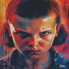 Eleven Stranger Things Serie Diamond By Numbers