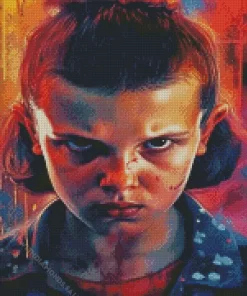 Eleven Stranger Things Serie Diamond By Numbers