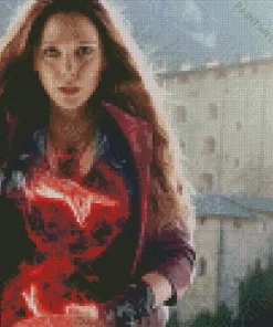 Elizabeth Olsen Captain America Diamond Painting