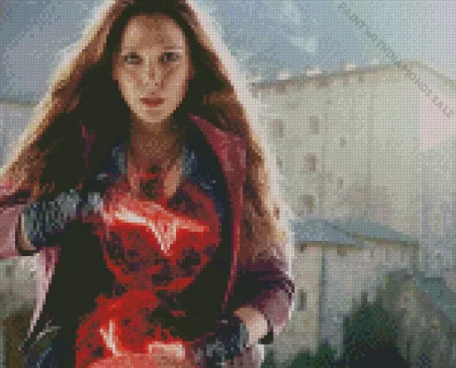 Elizabeth Olsen Captain America Diamond Painting