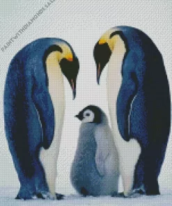 Emperor Penguins Bird Diamond Painting