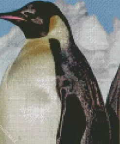 Emperor Penguins Close Up Diamond Painting