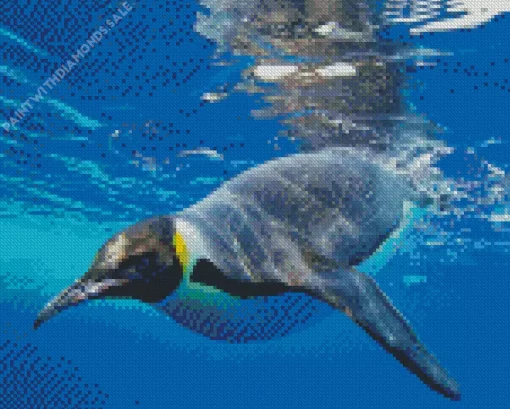 Emperor Penguins Underwater Diamond Painting