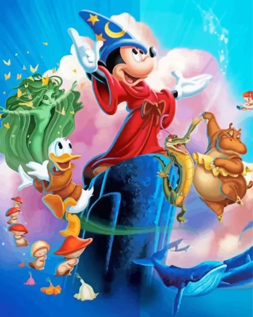 Fantasia Mickey Mouse And Friends Diamond Painting