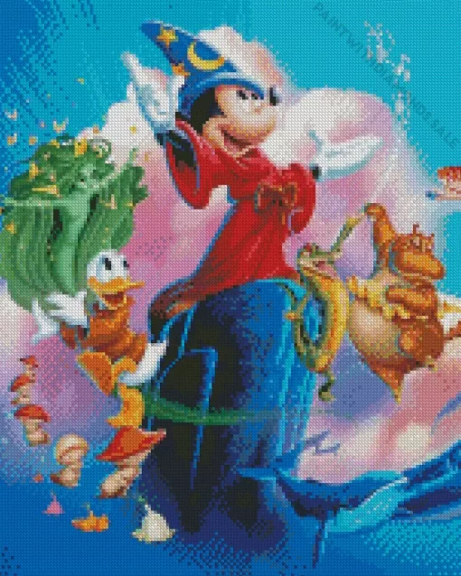 Fantasia Mickey Mouse And Friends Diamond Painting