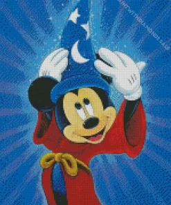 Fantasia Mickey Mouse Diamond Painting