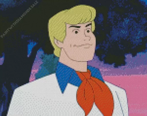 Fred Jones Scooby Doo Diamond Painting