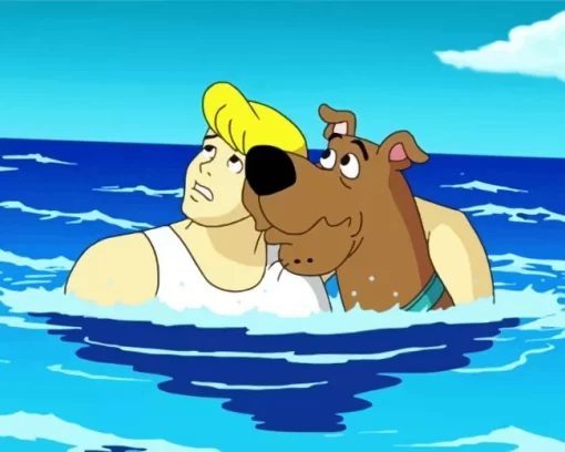 Fred Jones And Scooby Doo Diamond Painting