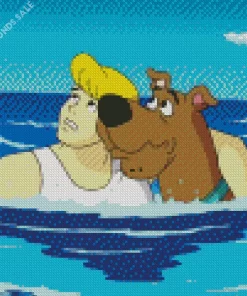 Fred Jones And Scooby Doo Diamond Painting