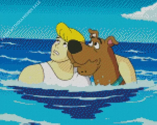 Fred Jones And Scooby Doo Diamond Painting