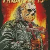 Friday The 13th Horror Movie Poster Diamond Dotz