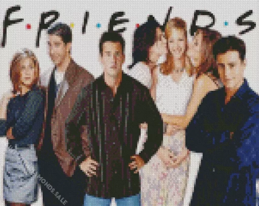 Friends Sitcom Poster Diamond Dotz