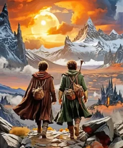 Frodo And Sam Diamond Paintings