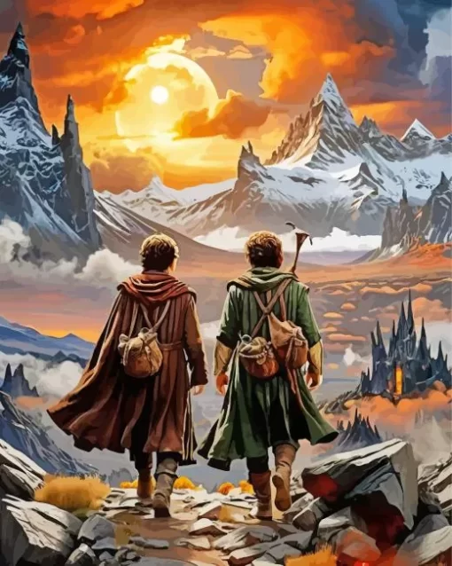 Frodo And Sam Diamond Paintings