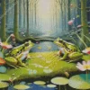 Frogs Animal Diamond Painting