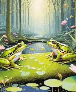 Frogs Animal Diamond Painting