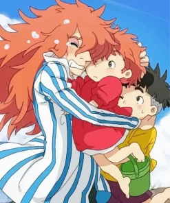 Fujimoto With Ponyo And Sosuke Diamond Paints