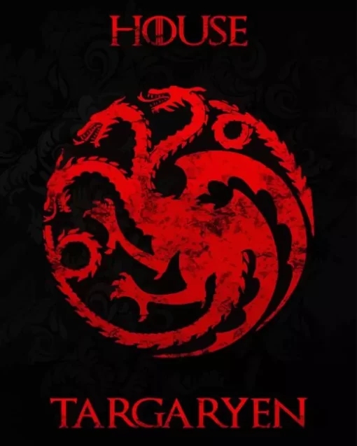 Game Of Thrones House Targaryen diamond paintings