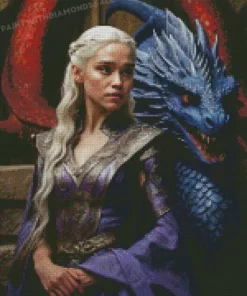 Game of thrones Daenerys Targaryen art diamond dotz