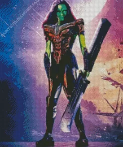 Gamora Guardians of the Galaxy Diamond Paintings