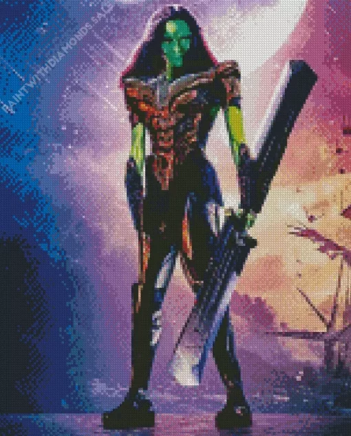 Gamora Guardians of the Galaxy Diamond Paintings