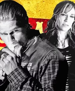 Gemma And Jax Sons Of Anarchy Diamond Paintings