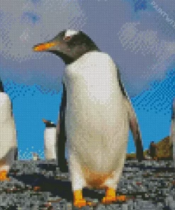 Gentoo Penguins Diamond Painting