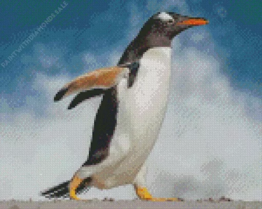 Gentoo Penguins Bird Diamond Painting