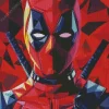 Geometric Deadpool Diamond Paintings