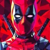 Geometric Deadpool Diamond With Numbers