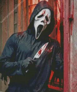 Ghostface Scream Film Diamond Dotz