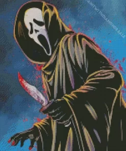 Ghostface Scream Movie Diamond Dotz