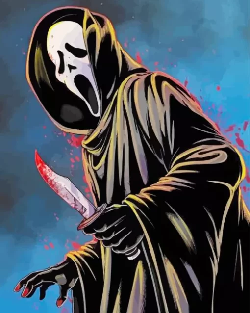 Ghostface Scream Movie Diamond Paintings