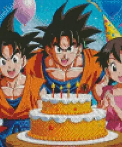 Goku Birthday Diamond Dotz