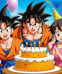 Goku Birthday Diamond Paintings