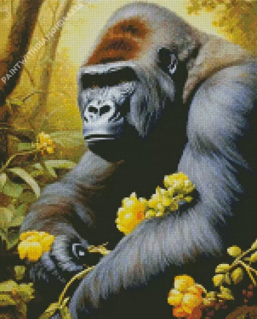 Gorilla Animal Diamond Painting