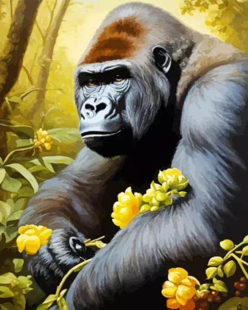 Gorilla Animal Diamond Painting