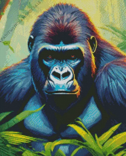 Gorilla In Jungle Diamond Painting