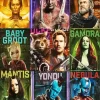 Guardians of the Galaxy Characters Diamond With Numbers