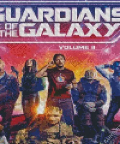 Guardians Of The Galaxy Poster Art Diamond Painting