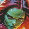 Guardians of the Galaxy Gamora Diamond Paintings